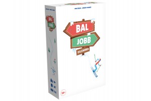 Bal jobb dilemma társasjáték - felnőtt partijáték doboza