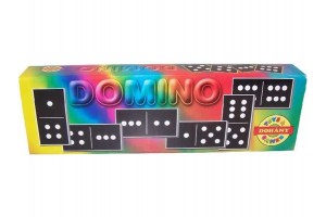 Klasszikus dominó (pöttyös vagy állatos) - 21 x 6 x 3 cm