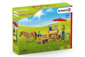 Puha sün plüss figura - Schleich piaci stand