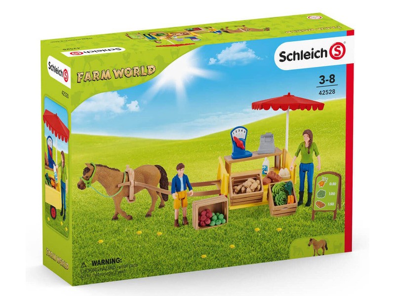Puha sün plüss figura - Schleich piaci stand