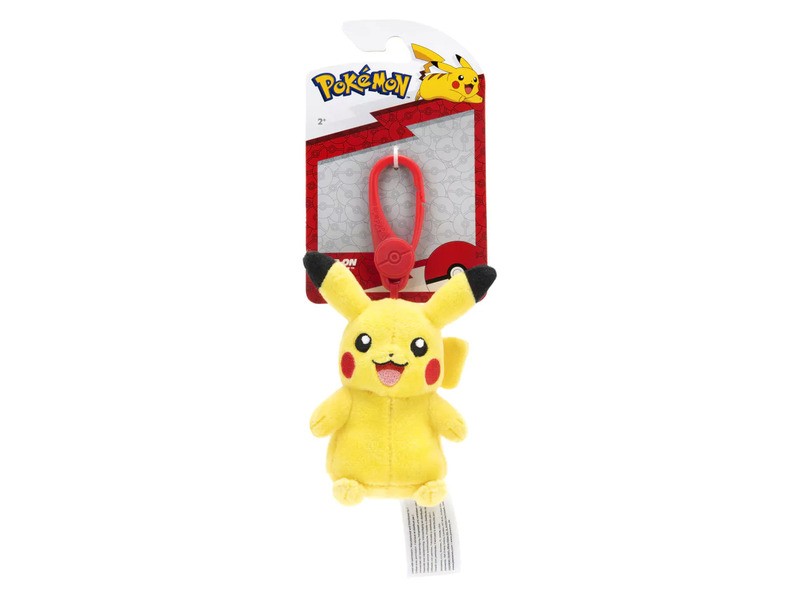 Pikachu Pokémon plüss kulcstartó