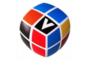 V-Cube 2x2x2 logikai versenykocka