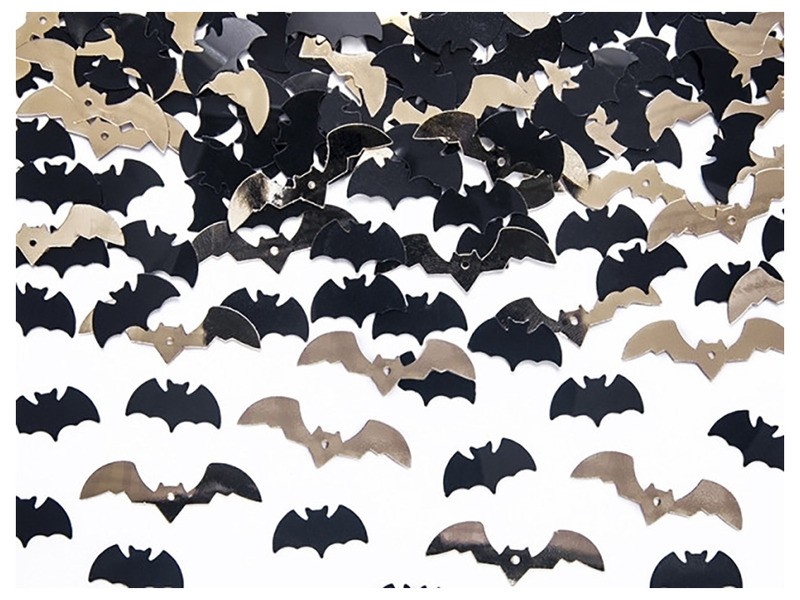 Halloween konfetti denevér plüssfigura