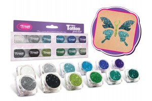 Tytoo csillámpor szett – hideg színek