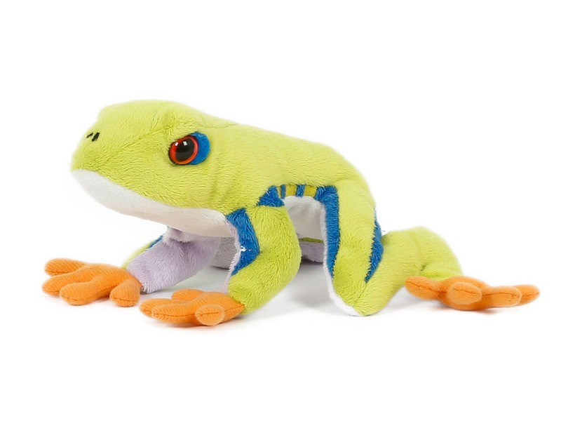 Leveli béka plüss 18 cm
