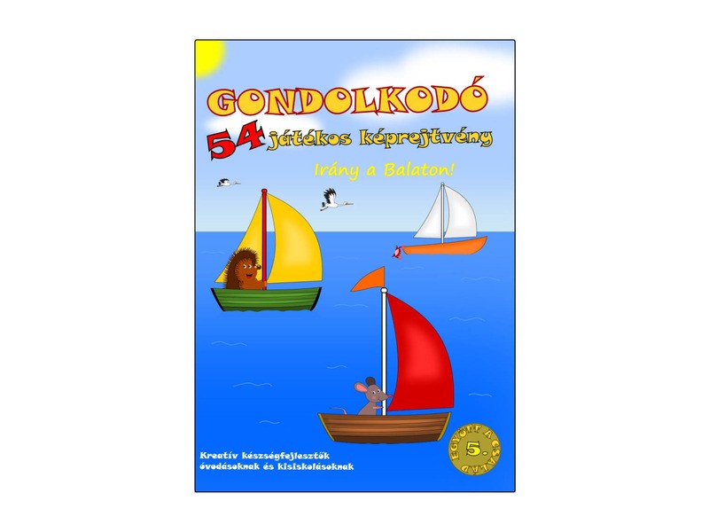 Gondolkodó - 54 játékos képrejtvény borító