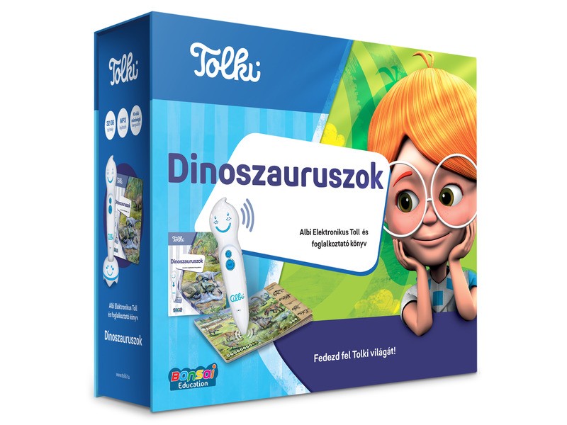 Tolki Dinoszauruszok szett – könyv és toll
