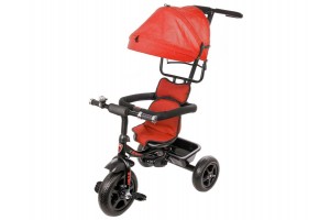 Tricikli BUMI-1 piros - süni plüssfigura