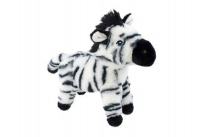 Plüss zebra 20 cm – puha, ölelhető figura