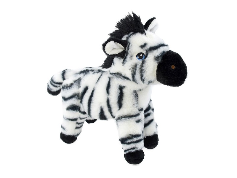 Plüss zebra 20 cm – puha, ölelhető figura