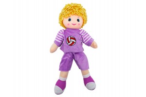 Rongybaba fiú, vegyes színek, puha textil