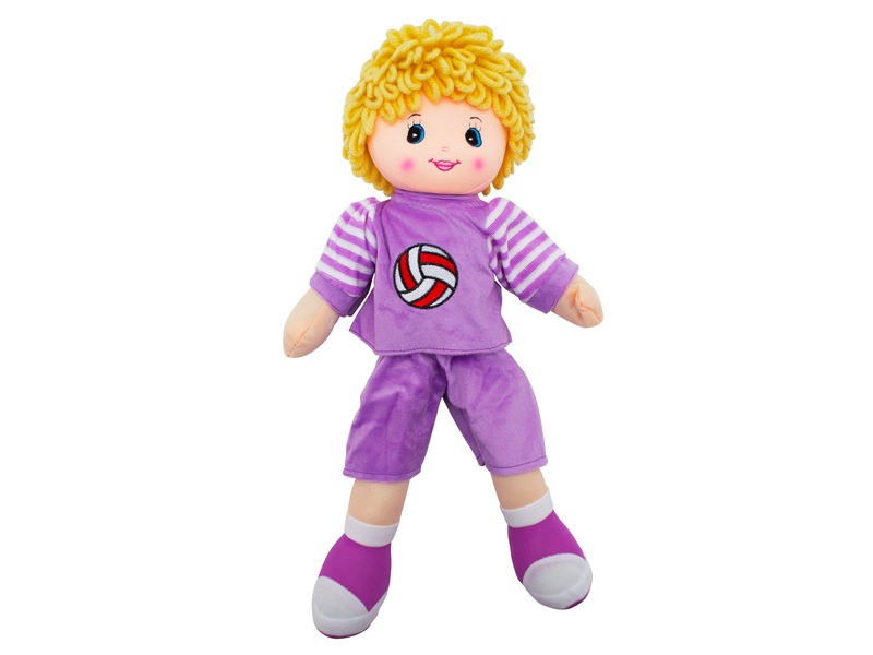 Rongybaba fiú, vegyes színek, puha textil