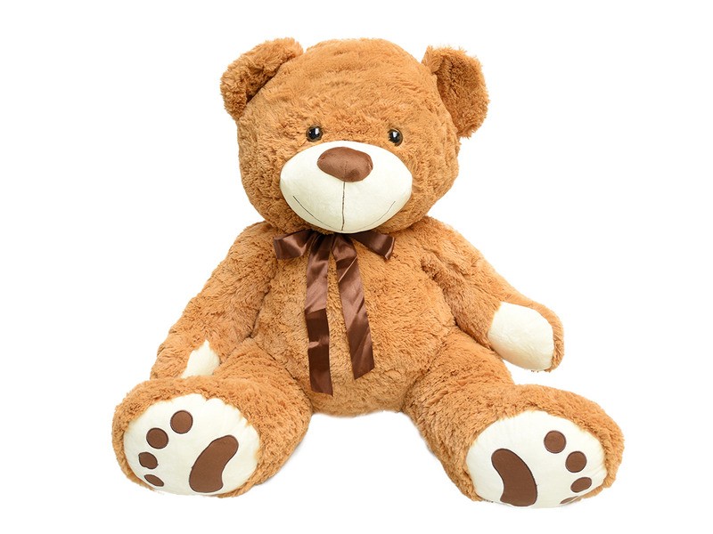 Beni maci 110 cm - óriás plüssmackó masnival