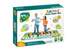 Interaktív zongoraszőnyeg - állatos minták