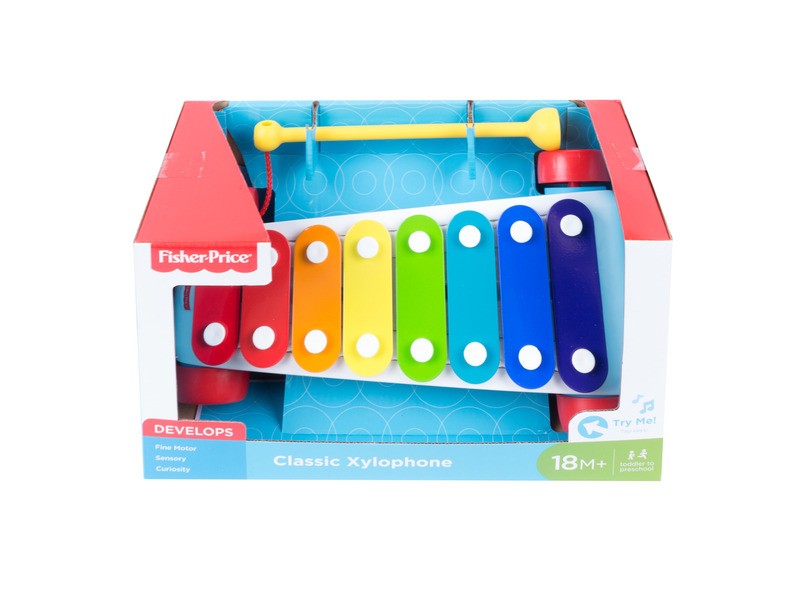 Fisher-Price húzható xilofon – színes fejlesztő játék
