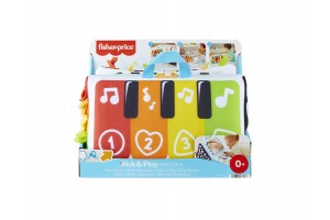 Fisher-Price rugdalozó zongora – világító billentyűk