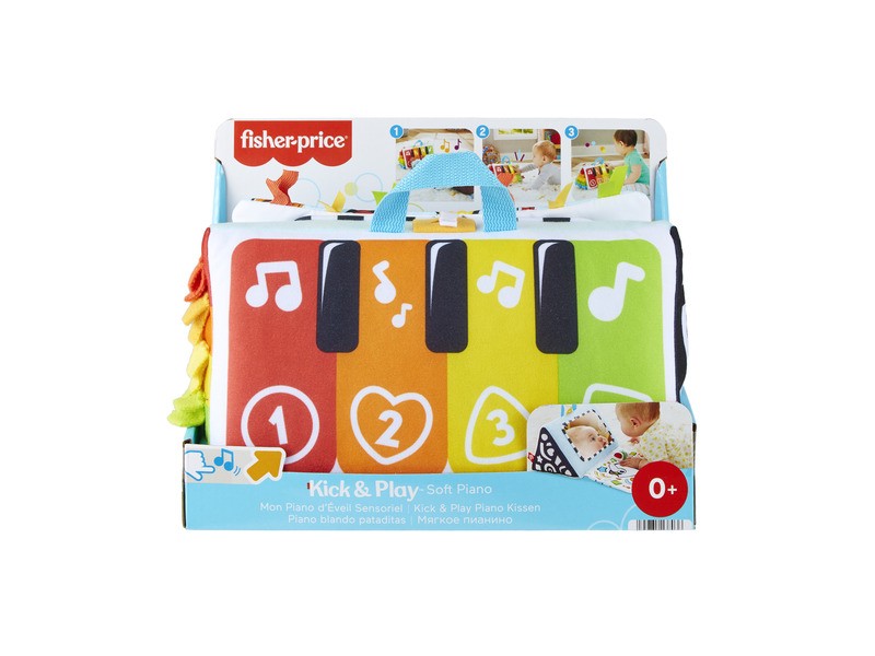 Fisher-Price rugdalozó zongora – világító billentyűk