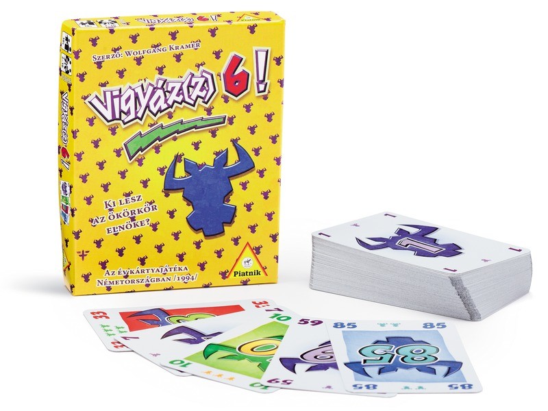 Vigyázz 6 kártyajáték - doboz és lapok