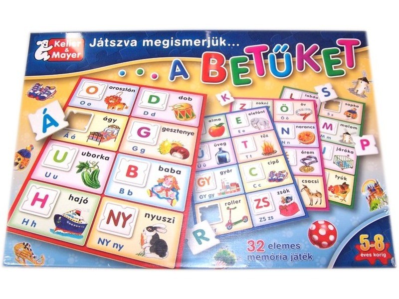 Játszva megismerjük a betűket társasjáték - doboz