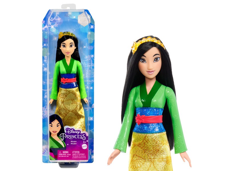 Disney csillogó hercegnő Mulan baba