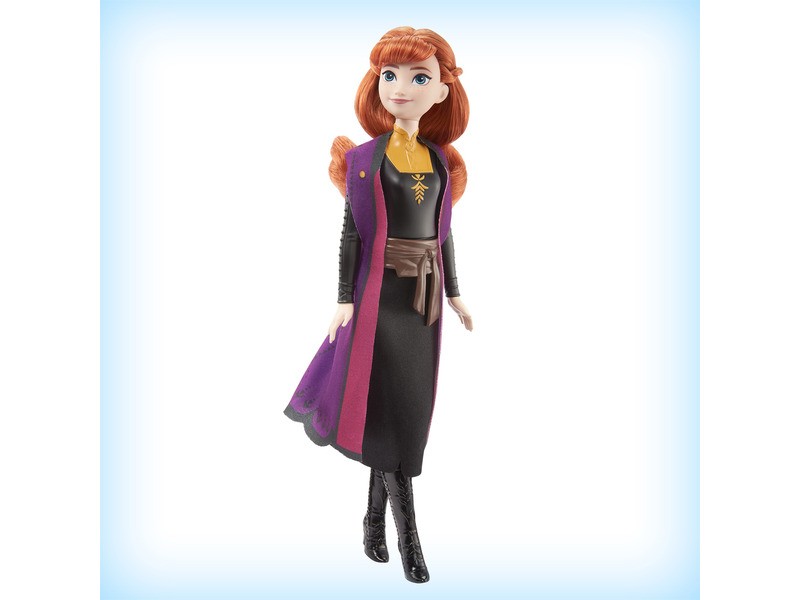 Jégvarázs Anna baba - 2 ruhában, fonott haj