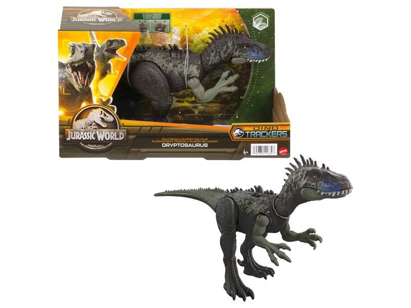 Jurassic World támadó dínó - mozgó testrészek és hang