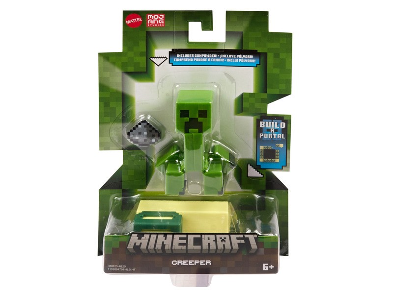 Minecraft figura – többféle, mozgatható végtagokkal