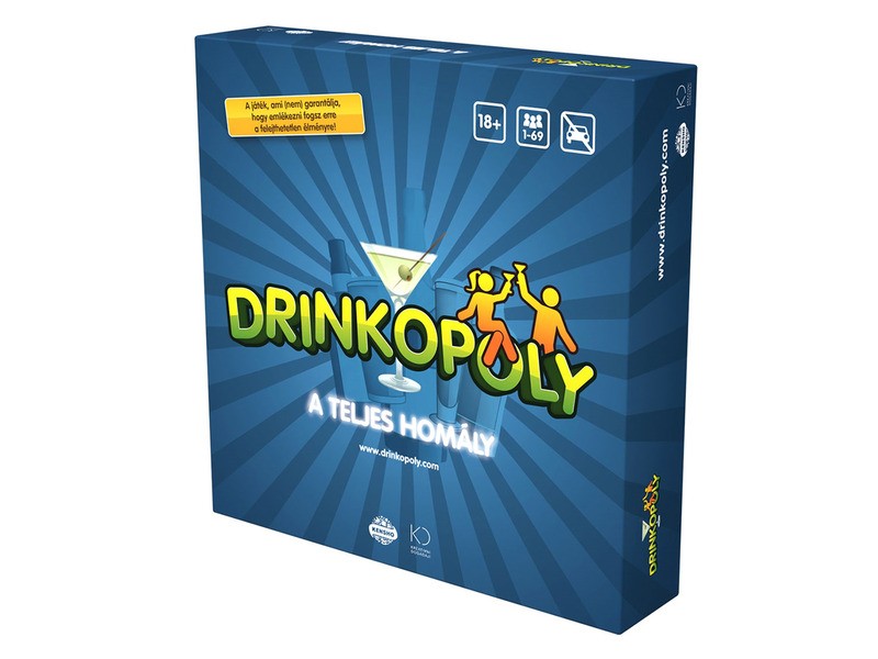 Drinkopoly - italozós társasjáték doboza