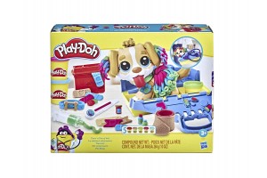 Play-Doh Állatorvosi gyurmaszett – 5 tégely, orvosi kiegészítők