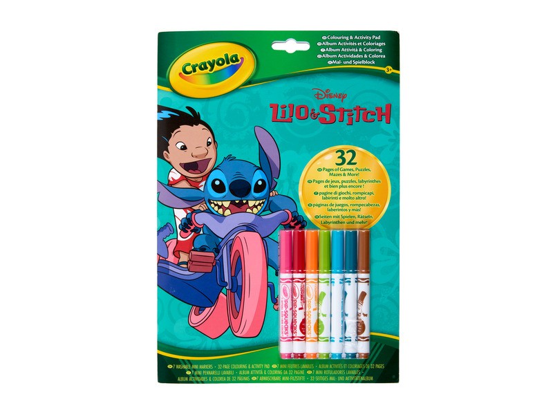 Crayola Lilo & Stitch színező album borító