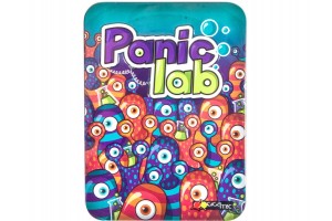 Panic Lab kártyajáték – lapkák, dobókockák, jelzők