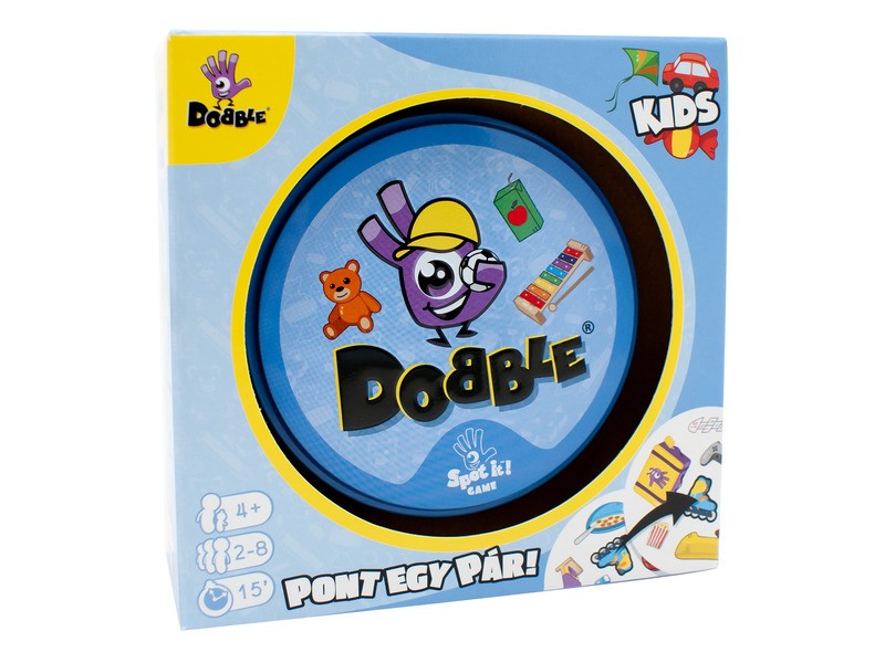 Dobble Kids társasjáték — állatos kártyajáték (4+)