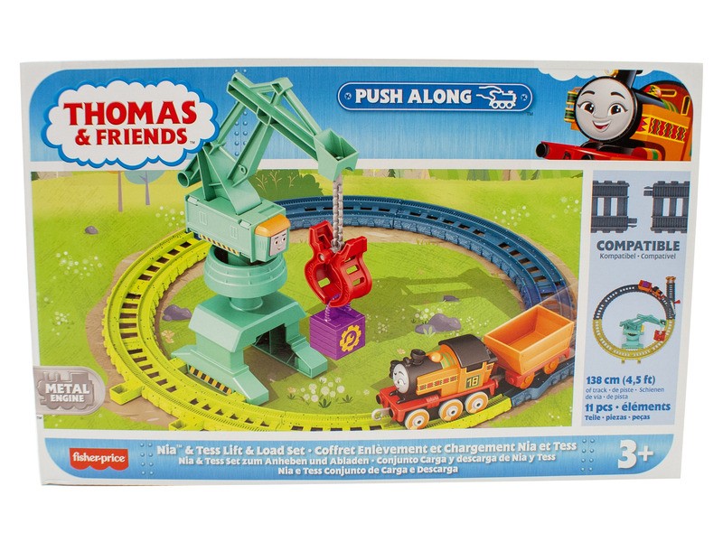 Thomas pályaszett – pályaelemekkel és kocsival