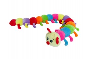 Kukac plüssfigura 160 cm – színes, ölelhető