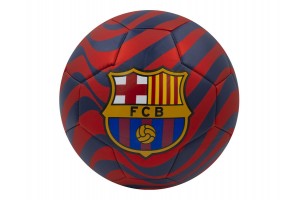 FC Barcelona Swirl piros foci labda, 5-ös méret