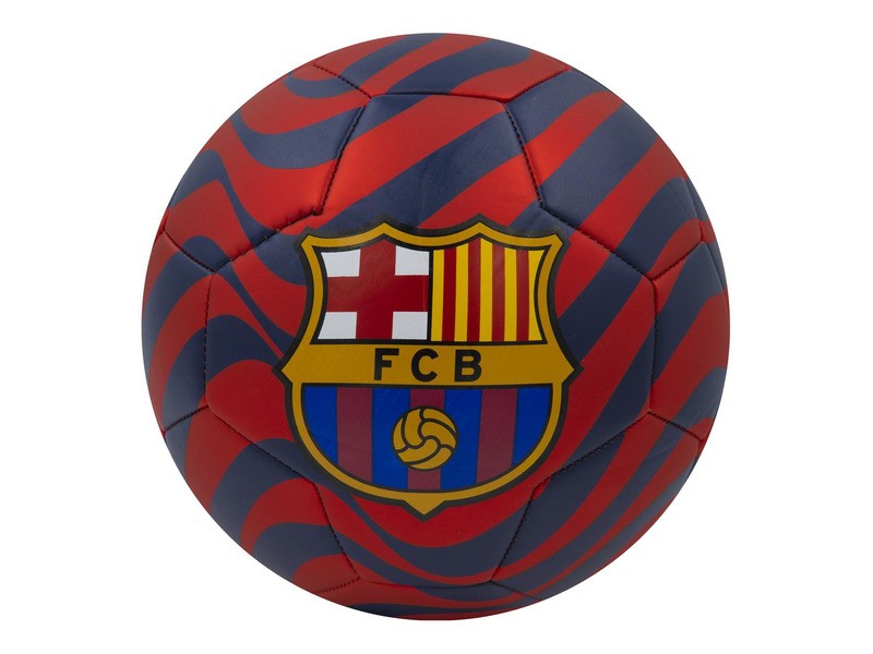 FC Barcelona Swirl piros foci labda, 5-ös méret