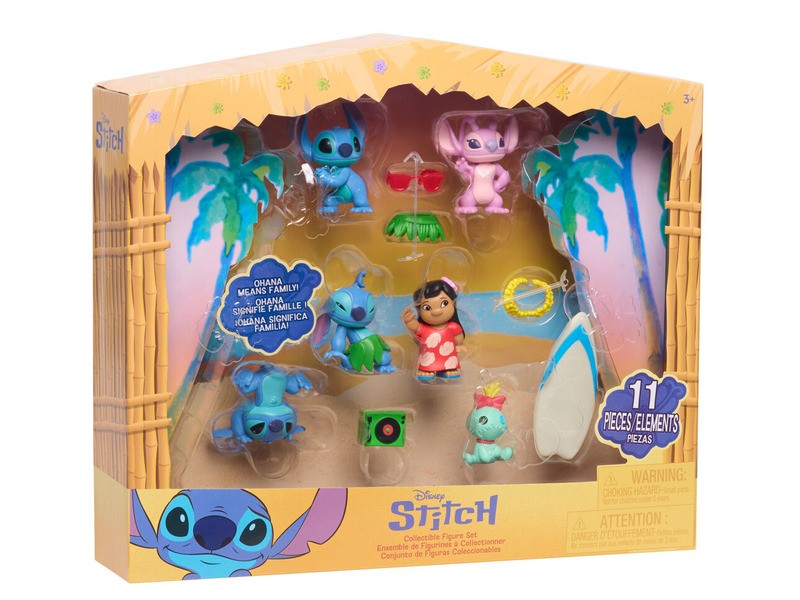 Stitch figura készlet – 11 db (5–7 cm)