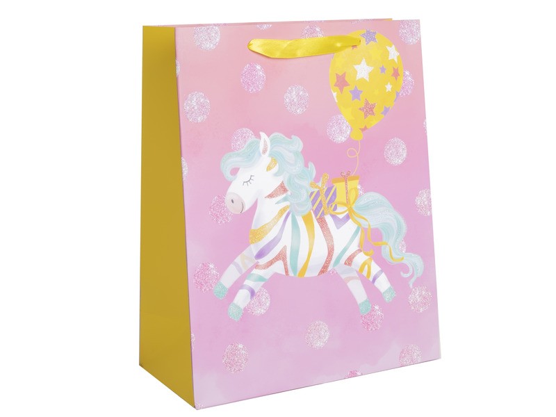 Szivárványpóni papírtasak 18×23 cm