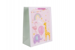 Papírtasak állatmintákkal 26×32 cm