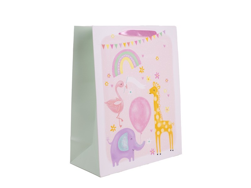 Papírtasak állatmintákkal 26×32 cm