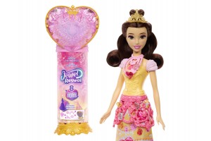 Belle - Disney hercegnők Csupaszív meglepetés baba