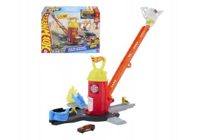 Hot Wheels tűzoltó torony pályaszett
