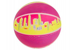 220mm-es Neon kosárlabda - színes gumilabda