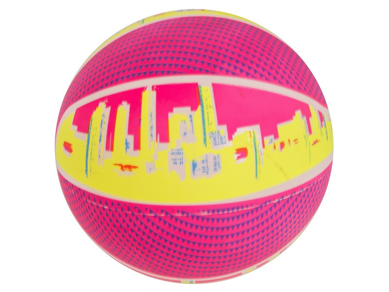 220mm-es Neon kosárlabda - színes gumilabda