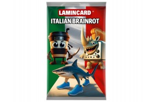 Brainrot Lamincard – 162 kártya, holografikus lapok