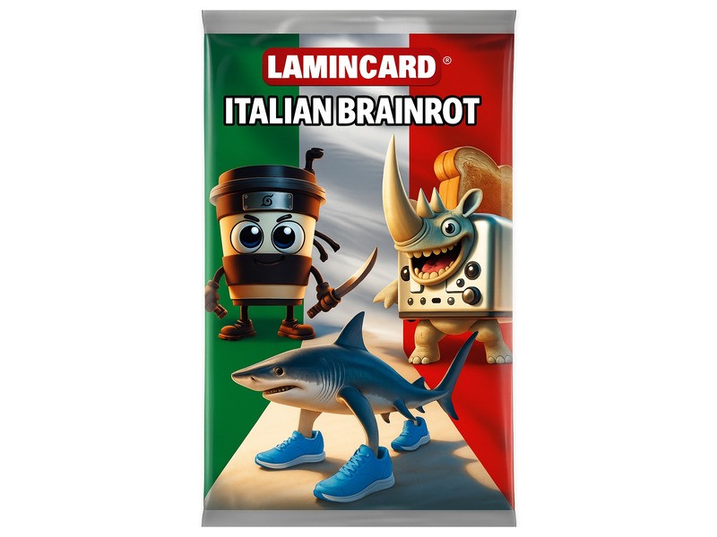 Brainrot Lamincard – 162 kártya, holografikus lapok