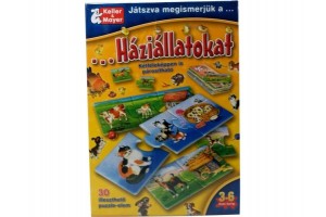 Játszva megismerjük a háziállatokat – 30 db-os puzzle