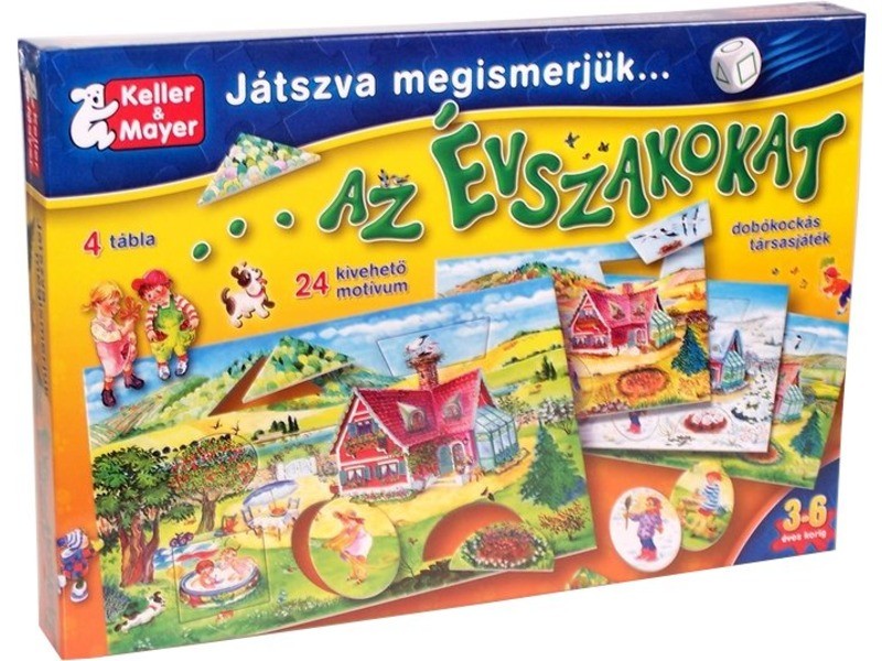 Játszva megismerjük az évszakokat — 24 db puzzle