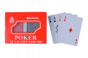 Römi kártya plasztik - 2 pakli