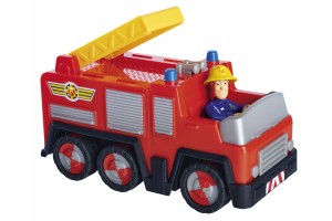 Jupiter tűzoltóautó Sam figurával